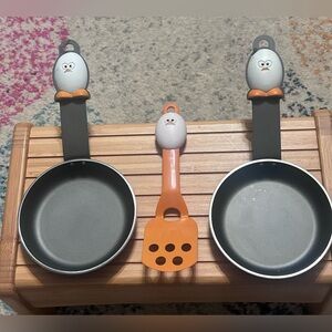 Joie Eggstravaganza 3 Pc Set – 2 Fry Pans, Spatula